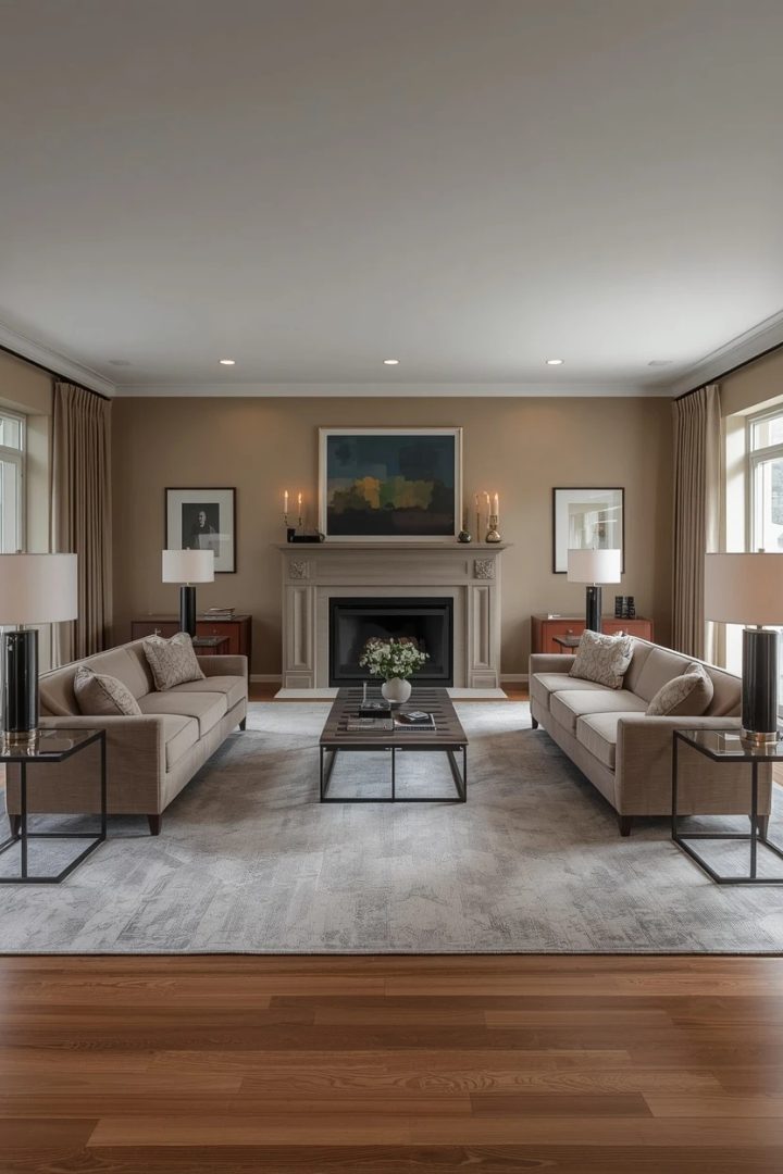 12. A Symmetrical Furniture Layout