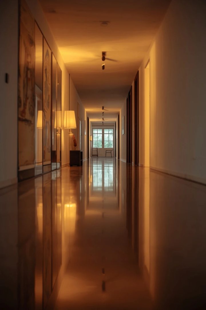 2. Mirrors on the Short End Walls