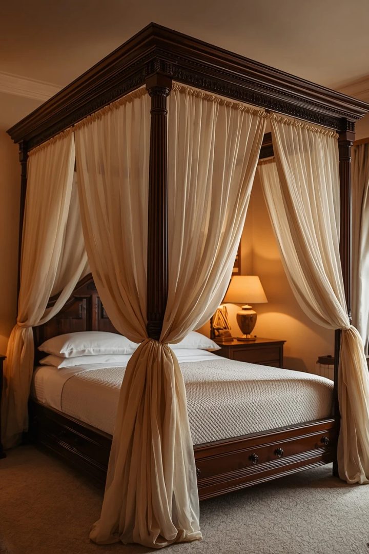 3. Romantic Canopy or Bed Draping