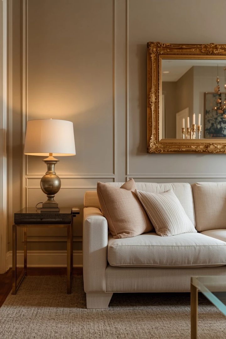 15. A Warm Neutral with Metallics