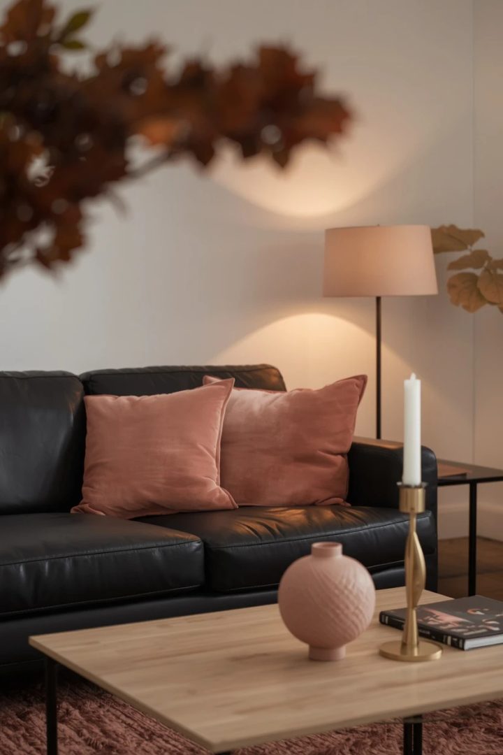 13. Soft Pink Accents for Unexpected Warmth