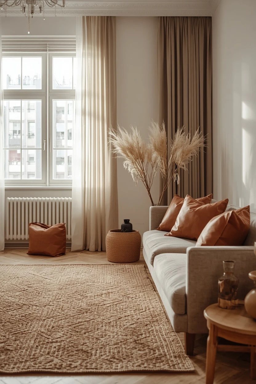 6. Layered Neutrals With Brown as the Warmest Tone