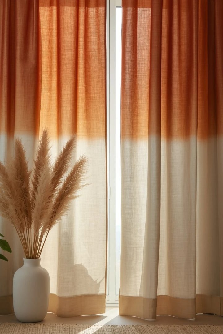 13. Ombré-Dyed Panels for a Subtle Gradient