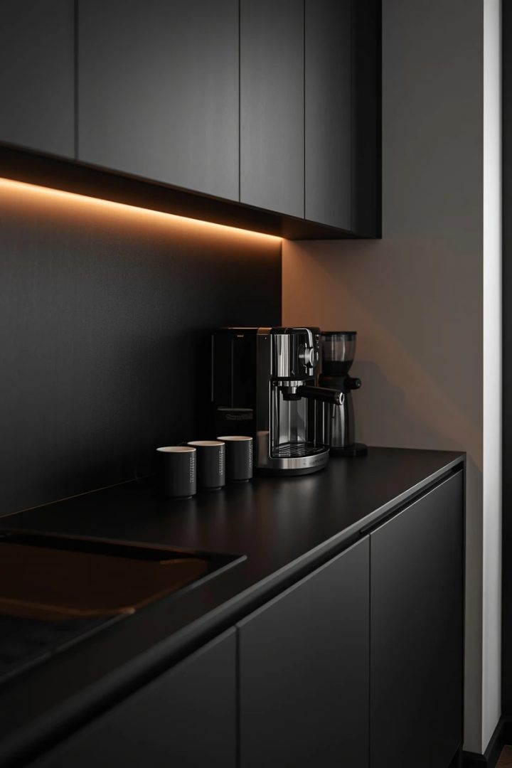 10. A Minimalist Modern Coffee Bar