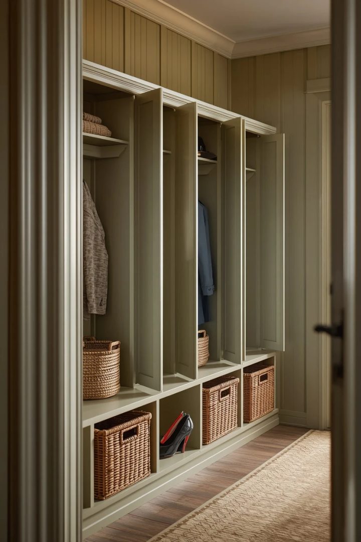 3. Cubbies for Each Family Member