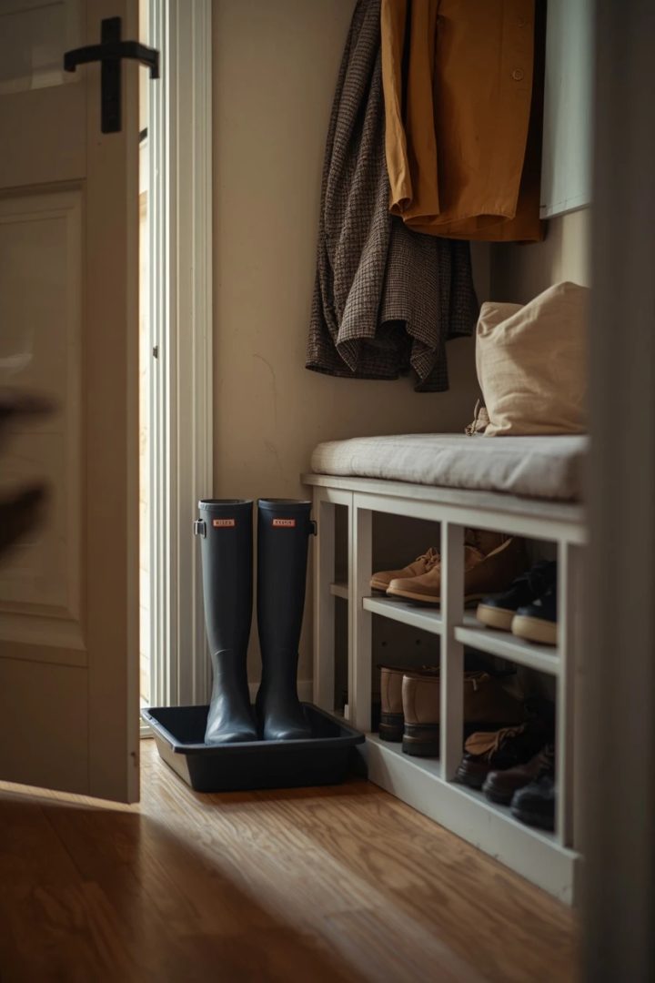4. A Boot Tray and Shoe Storage