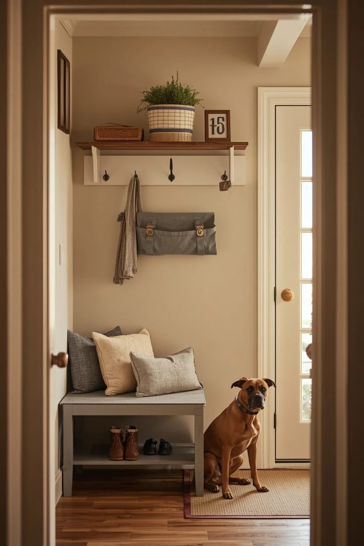 7. A Drop Zone for Keys and Mail