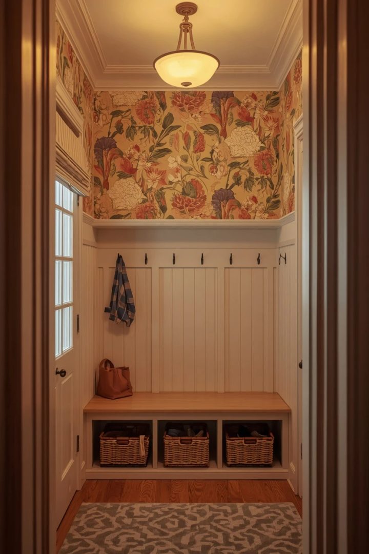 12. Bold Wallpaper or Paint