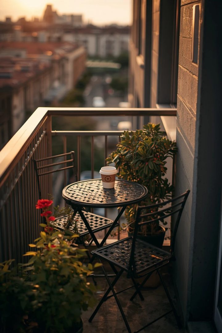 1. A Compact Bistro Set