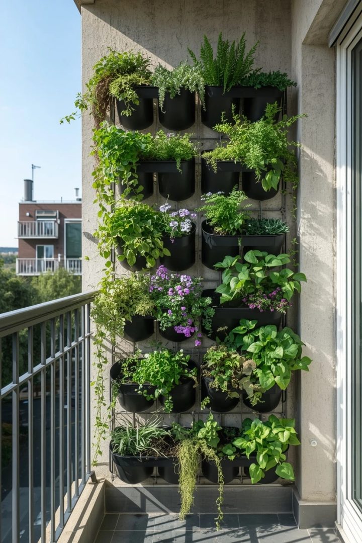 2. A Vertical Garden or Living Wall