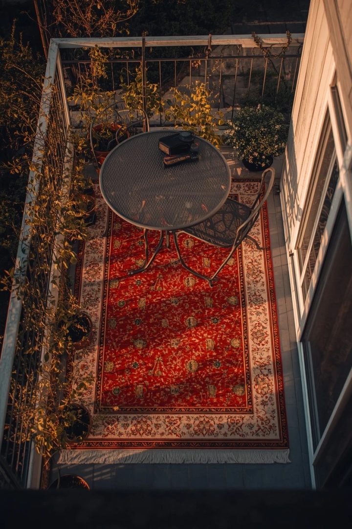 6. An Outdoor Rug to Define the Space