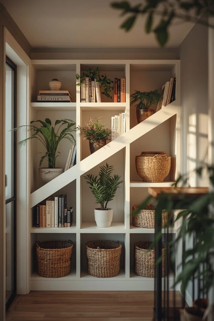 2. A Built-In Bookshelf