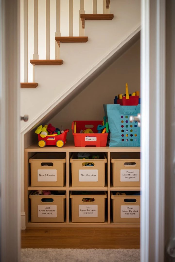12. Toy Storage for Family Homes