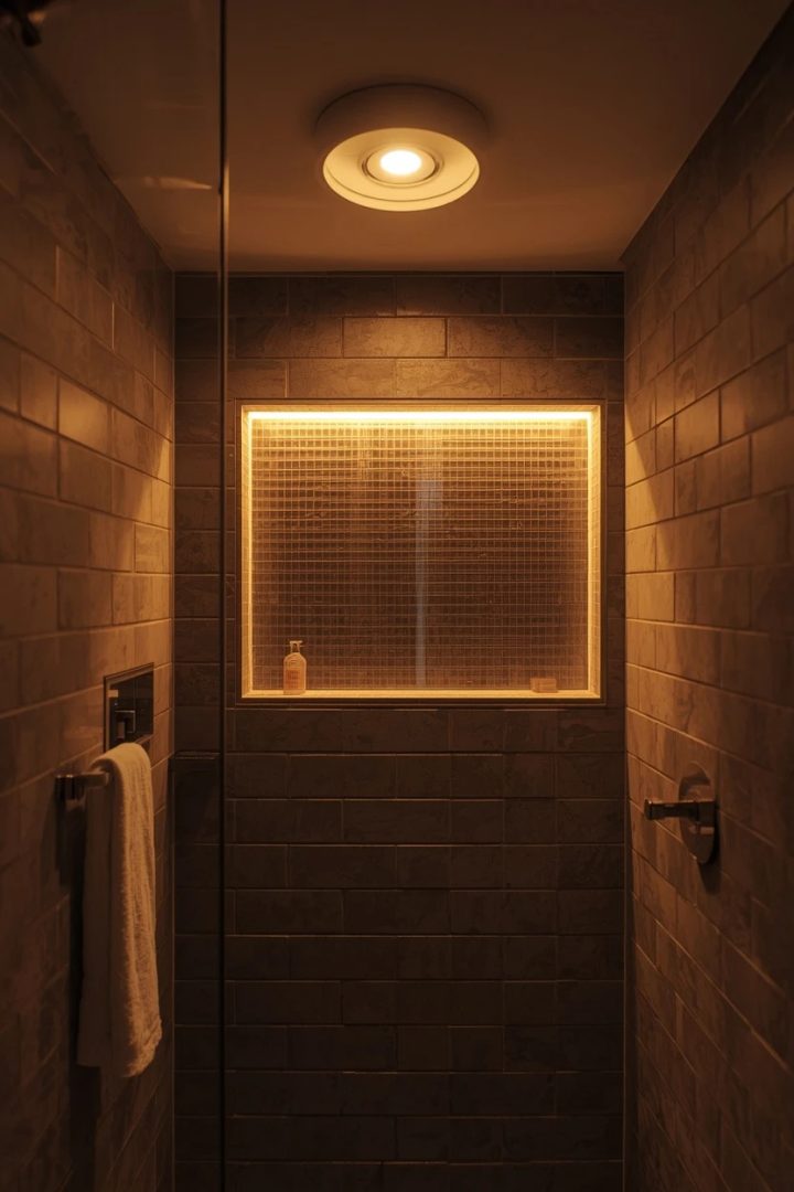 9. Waterproof Shower Lighting for a Bright Bathroom