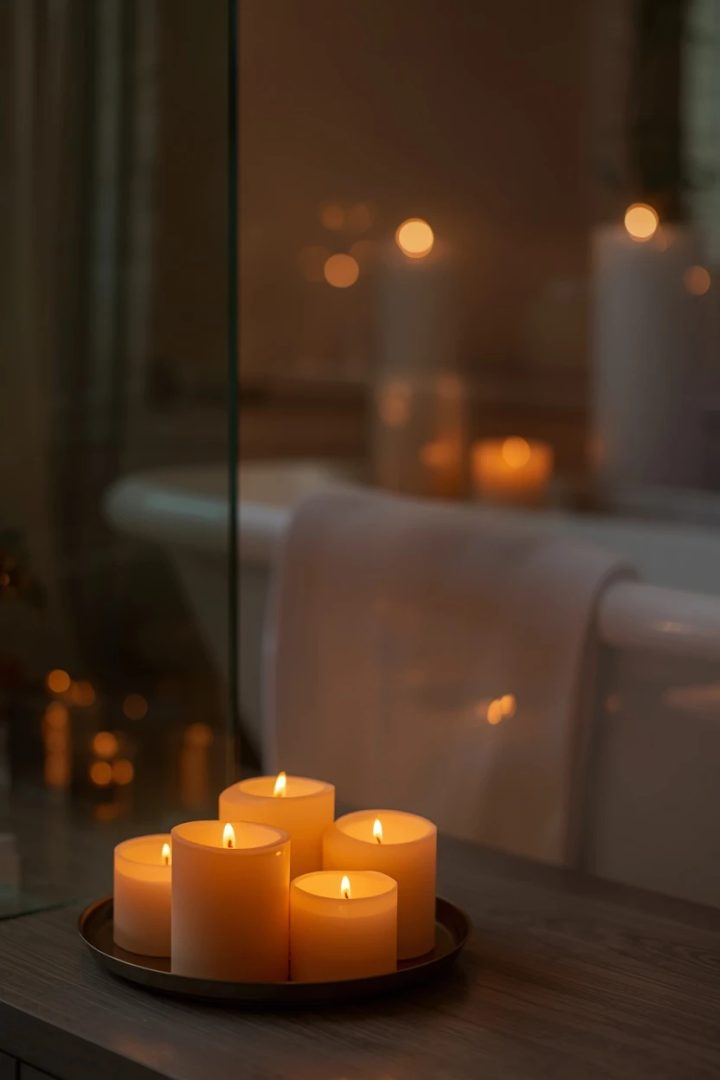 15. Candle-Style Ambient Lighting