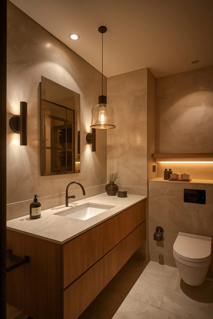 17. The Complete Bathroom Lighting Scheme