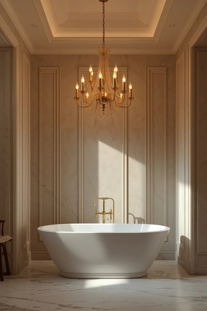14. A Statement Chandelier or Pendant
