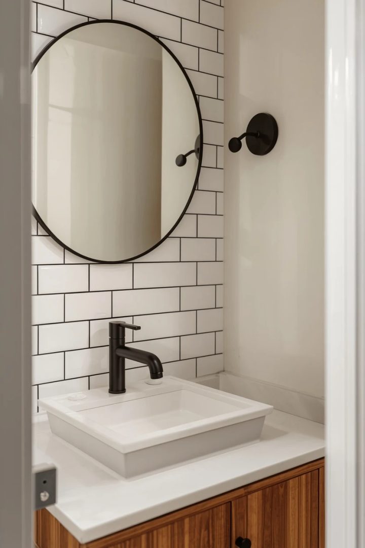 1. Classic Subway Tile Backsplash