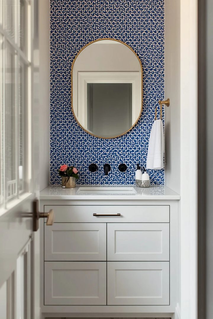 6. A Bold Patterned Tile Backsplash