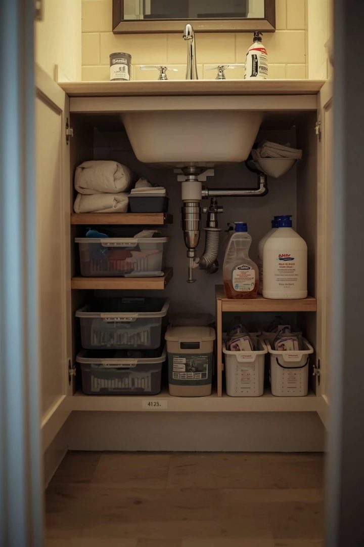9. Smart Under-Sink Organization
