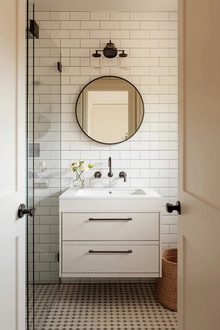 1. Classic White Subway Tile