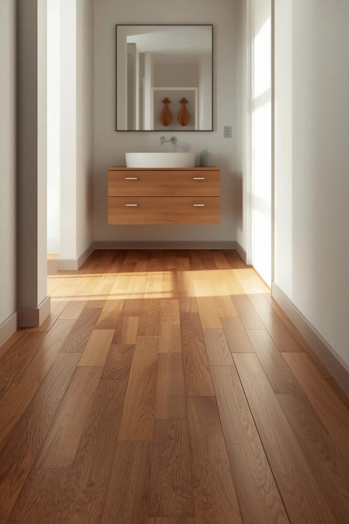 11. Wood-Effect Porcelain Plank