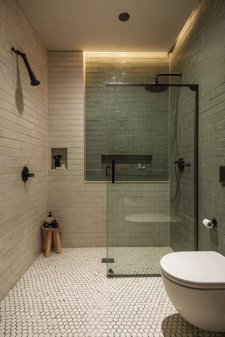 18. The Complete Bathroom Tile Scheme