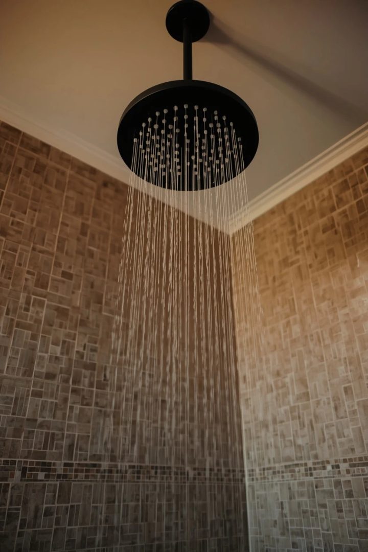 1. Swap the Showerhead for a Rainfall Head