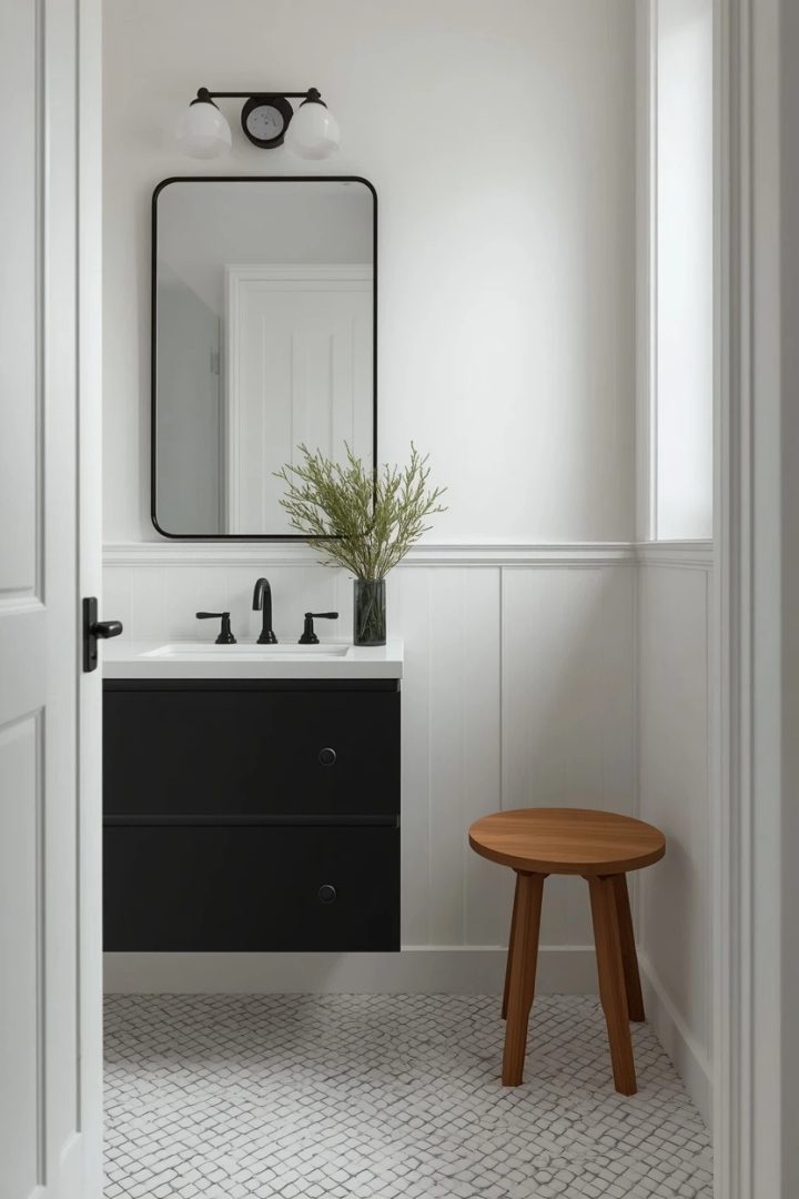 6. Classic Black and White Palette