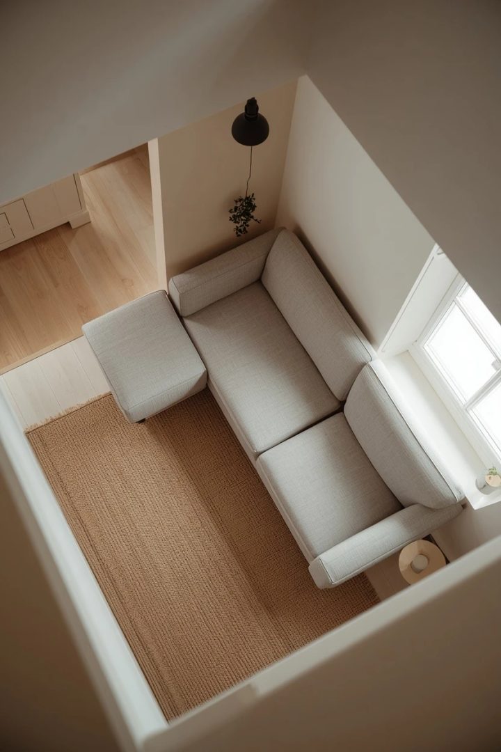 10. Corner Sectional Sized for Apartment-Scale Living Rooms