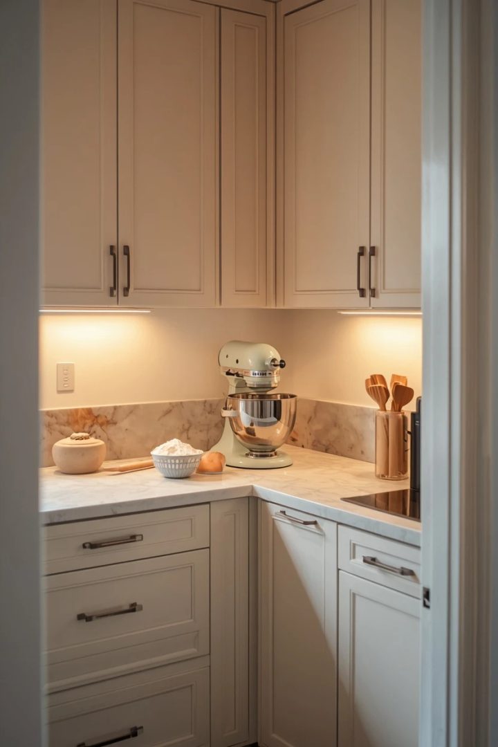 3. Baker's Kitchen Configuration with a Lowered Counter