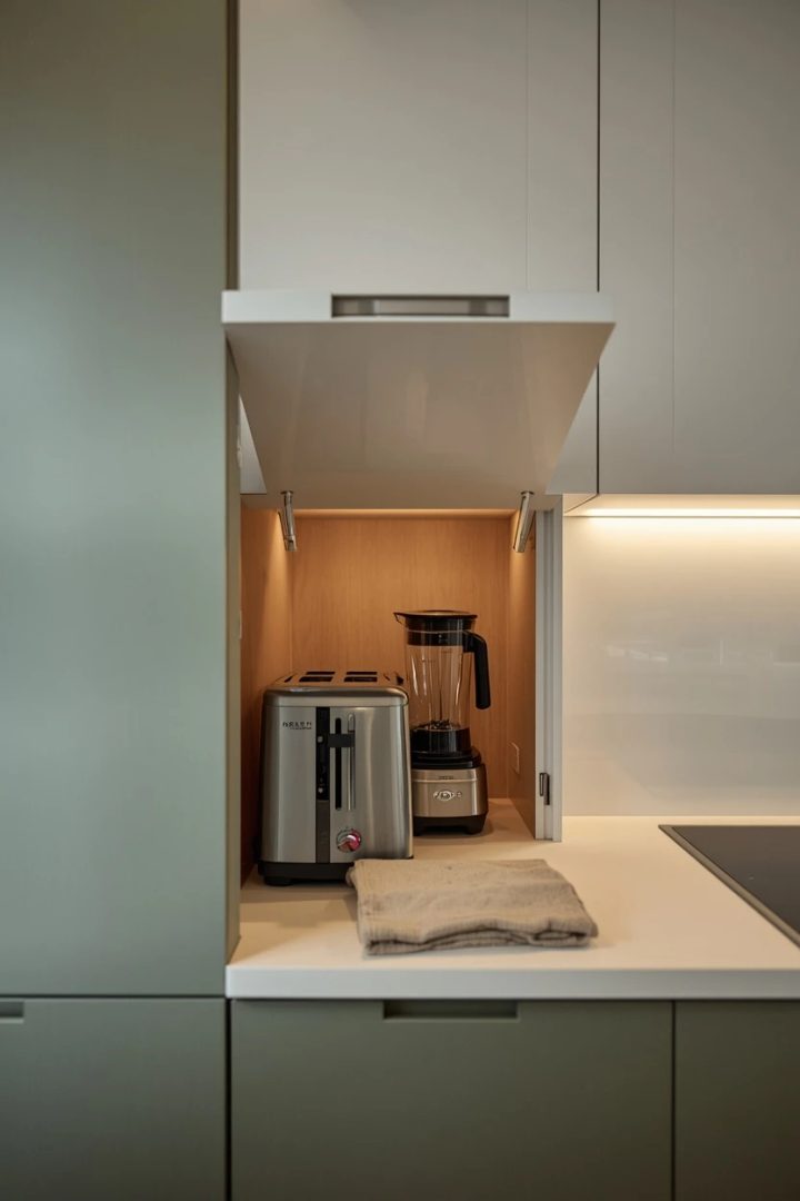 5. Appliance Garage Configuration That Hides Countertop Clutter