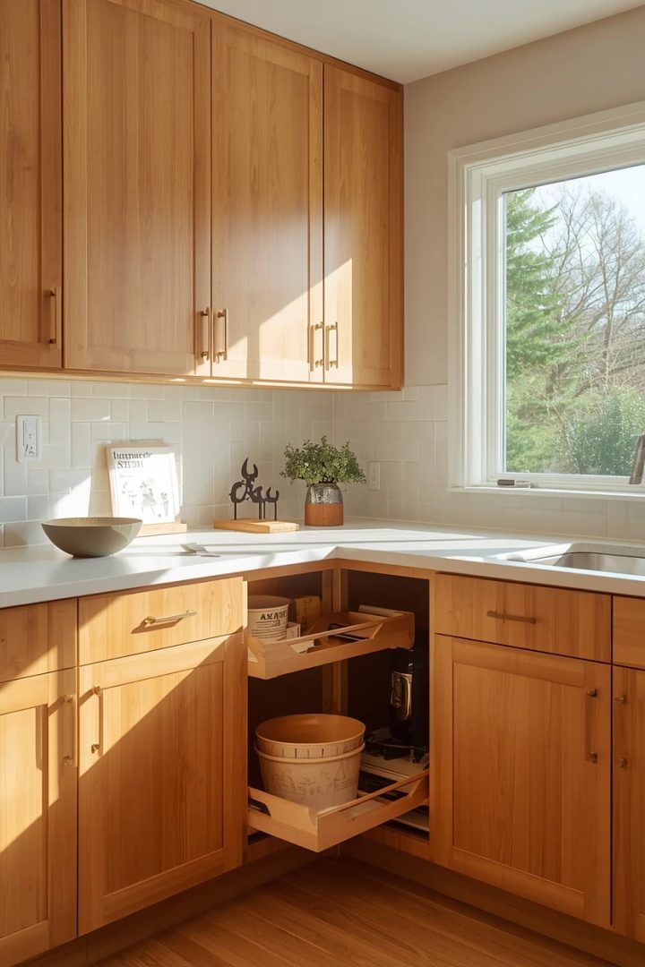 10. Accessible Kitchen Configuration with Varied Counter Heights