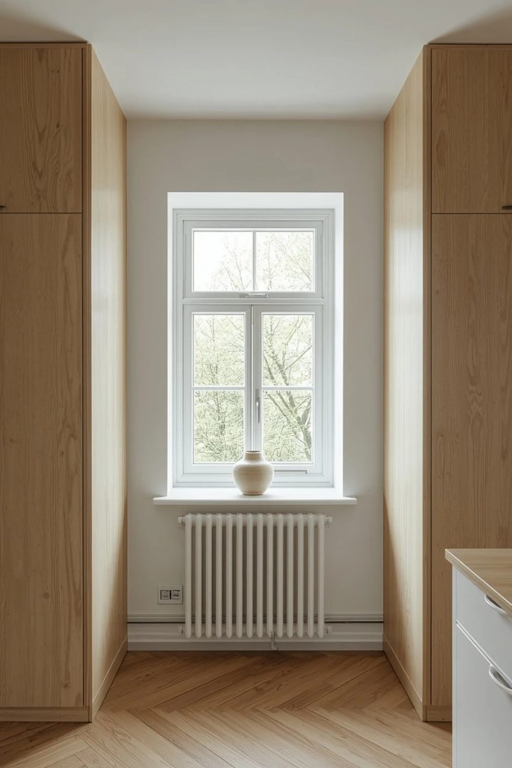 11. Minimal-Upper Configuration Using Floor-to-Ceiling Tower Units