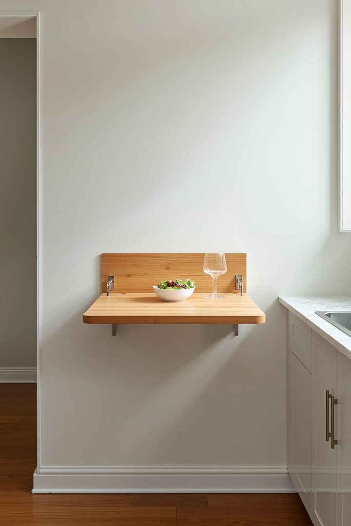 11. Compact One-Wall with a Fold-Down Extension