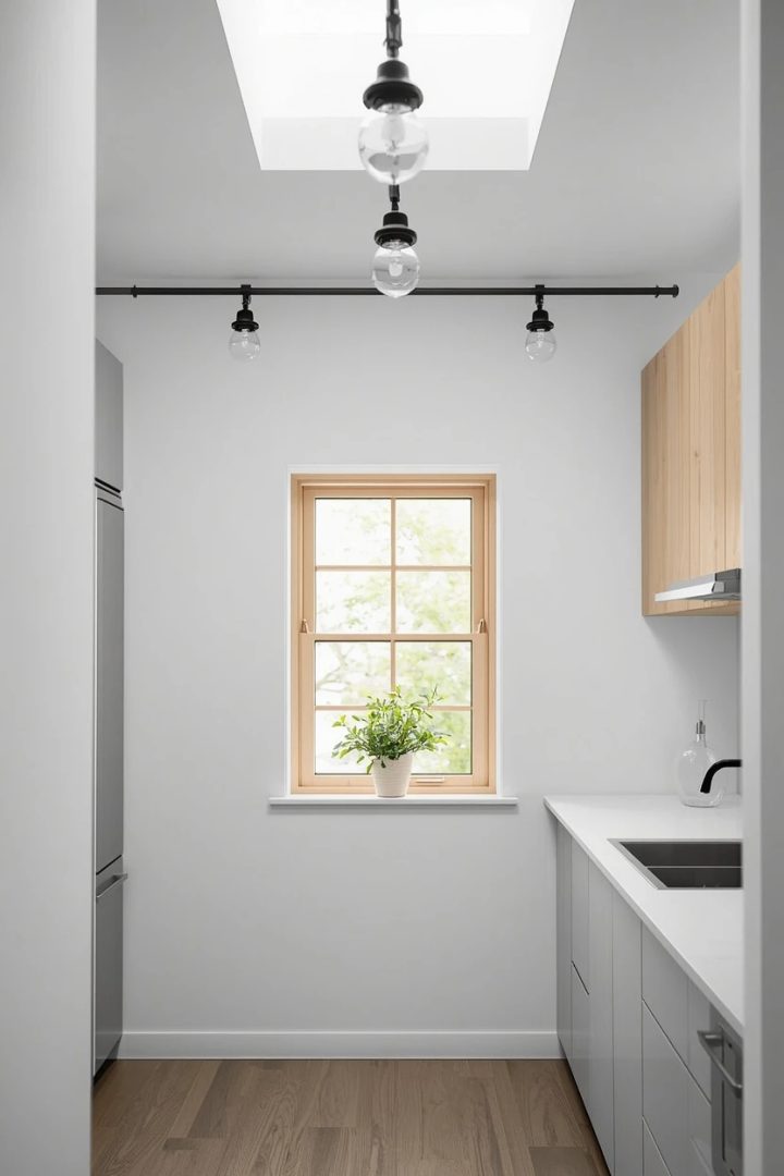 4. Cable-Suspended Track with Small Pendant Attachments