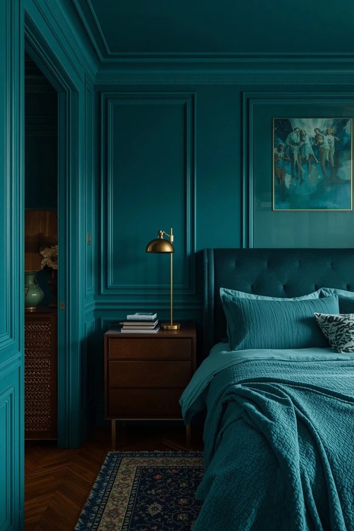 4. Teal or Peacock Blue