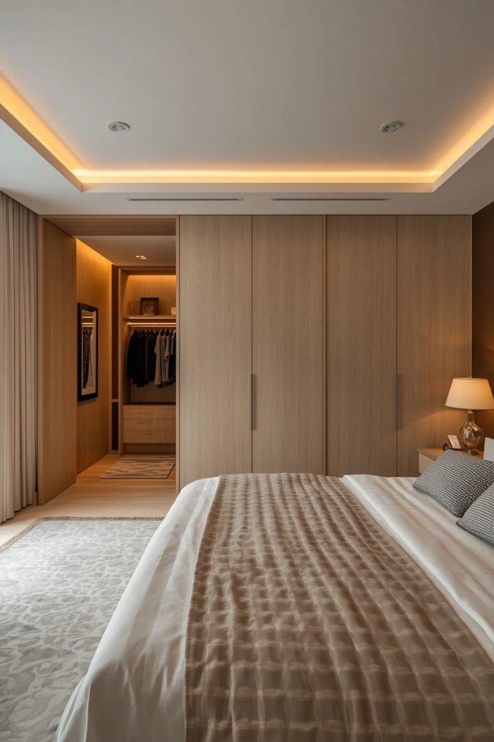 8. A Closet Behind the Bed