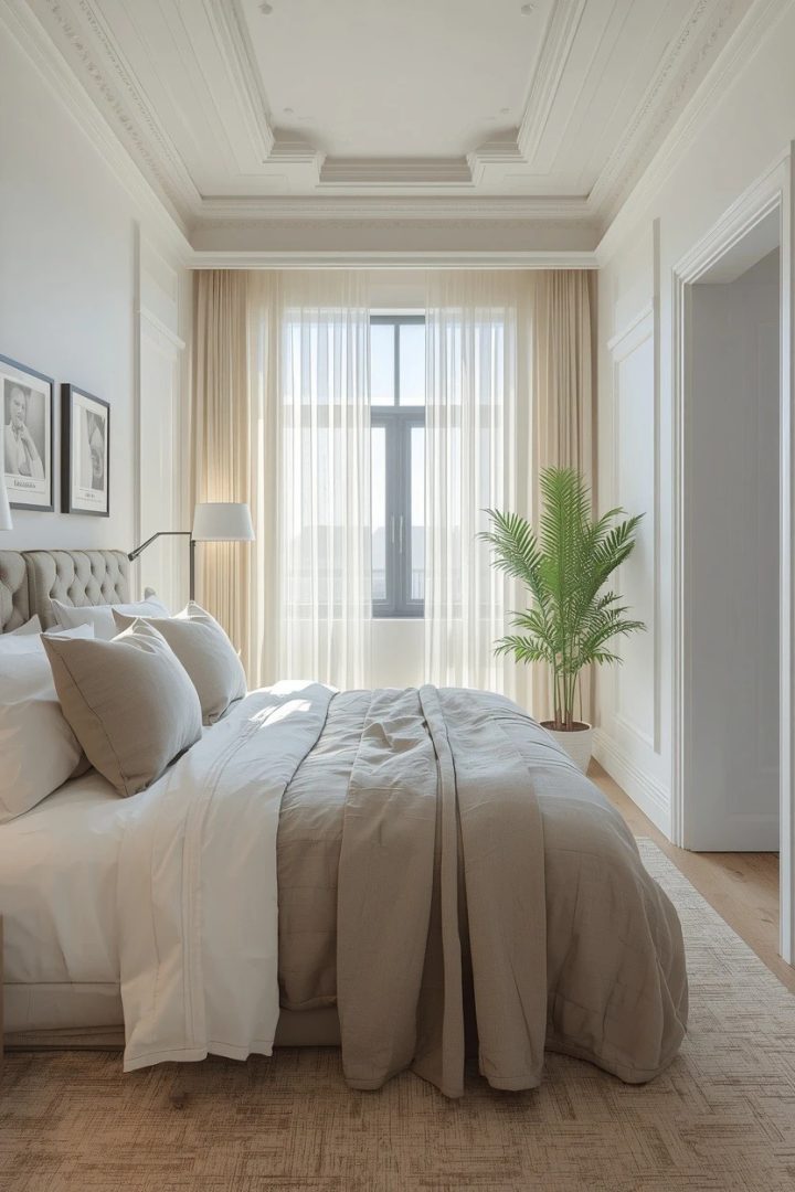 13. Sheer Curtains and Maximized Light
