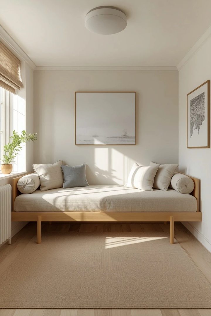 16. A Compact Daybed Layout