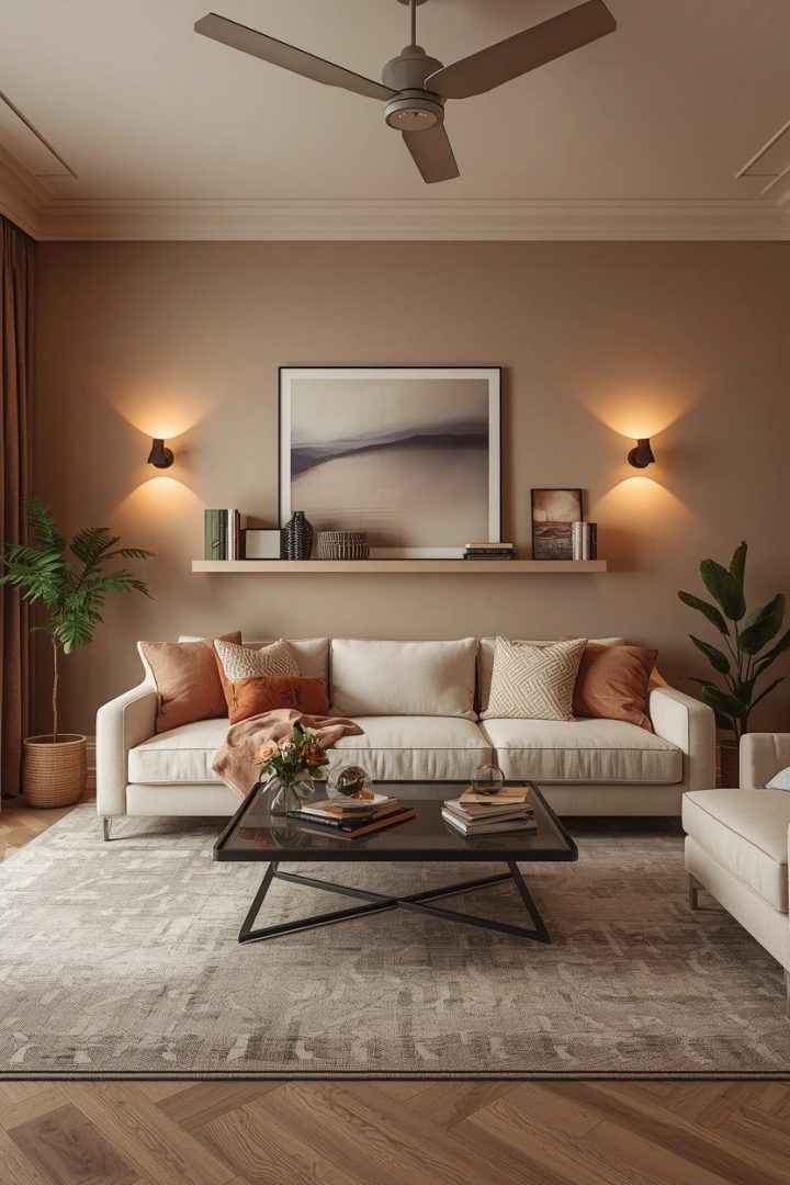 17. The Complete Small Living Room Wall