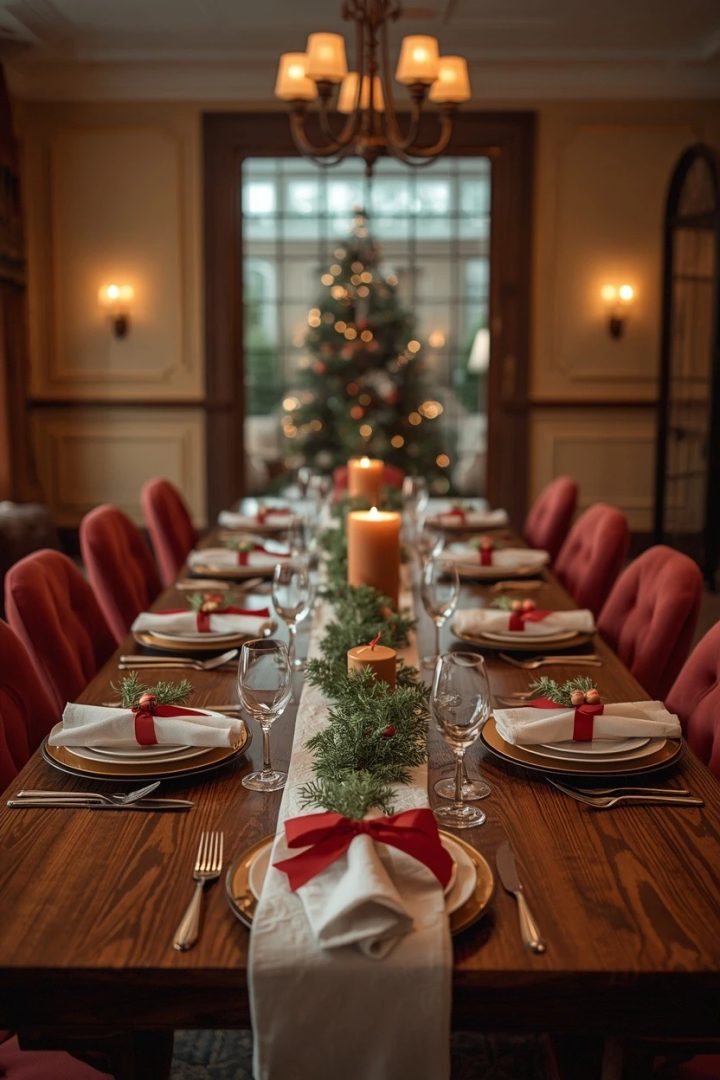 4. Festive Napkin Styling
