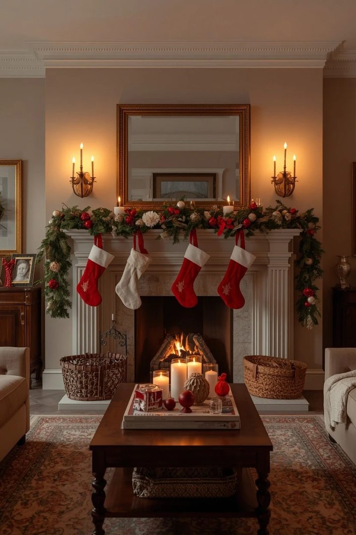 16. The Complete Festive Mantel