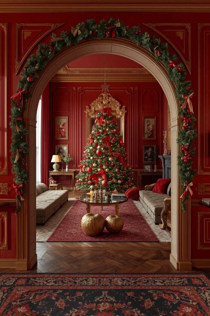 4. A Classic Red and Green Scheme