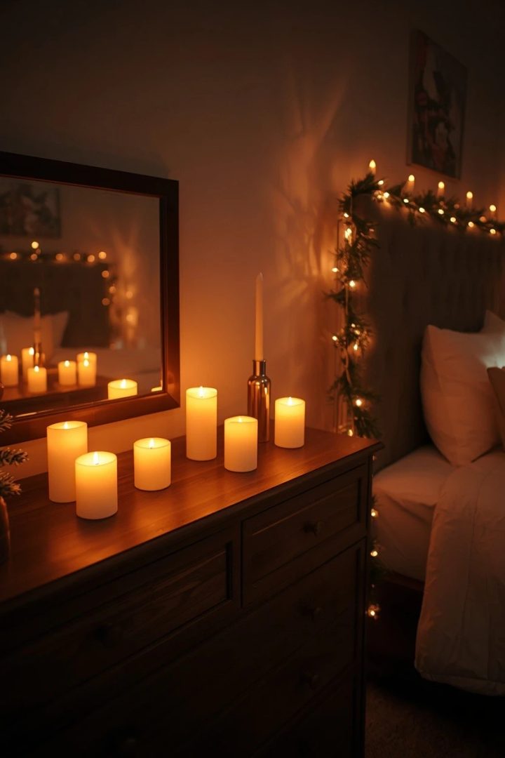 14. A Scented Candle Glow