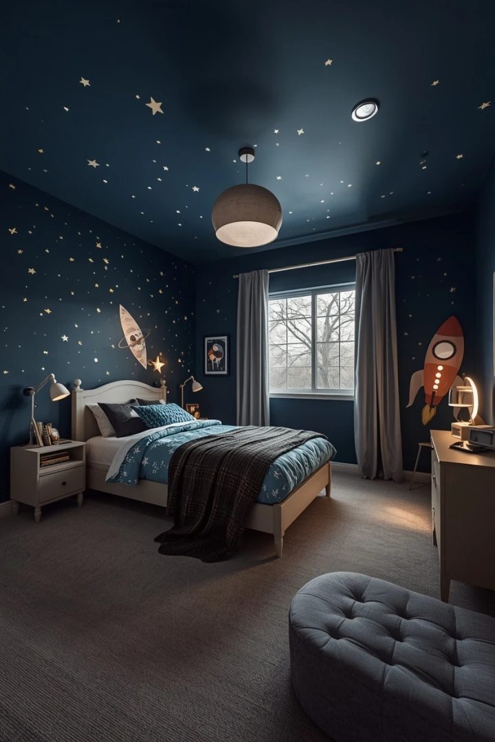 1. A Space and Galaxy Theme