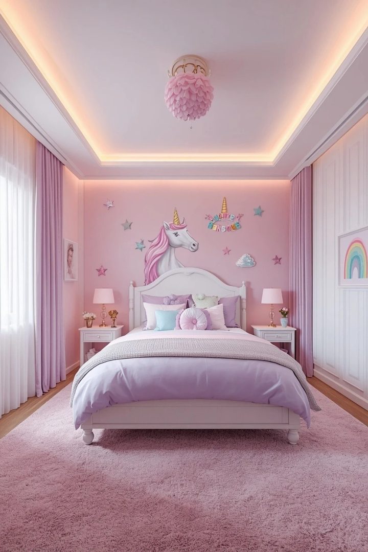 9. A Unicorn and Magic Theme
