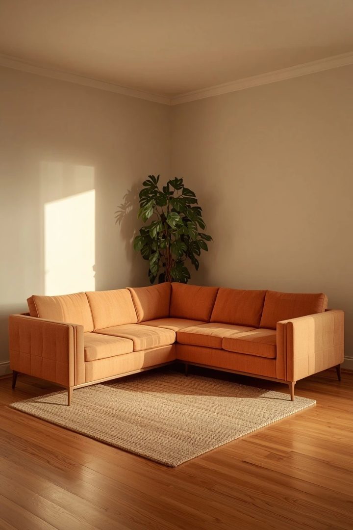 8. Angle Furniture Across a Corner