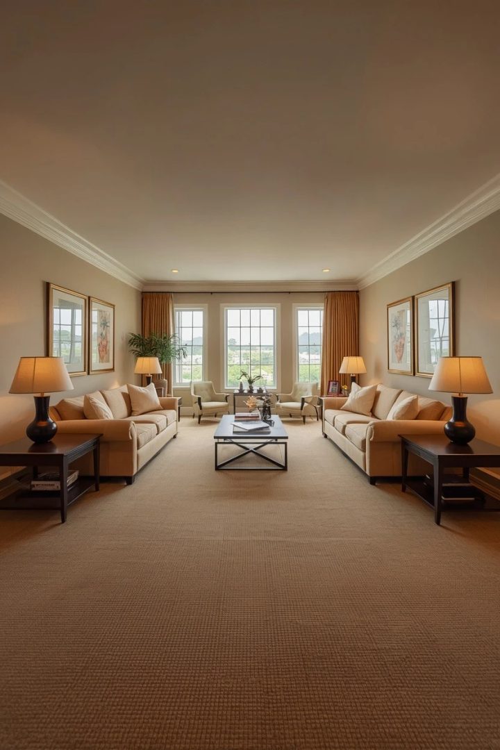 10. Use Symmetry to Calm a Busy Room
