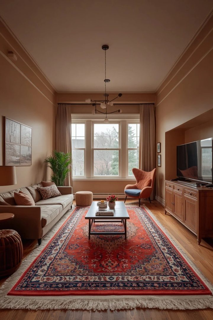 1. Zone a Long Room into Two Areas